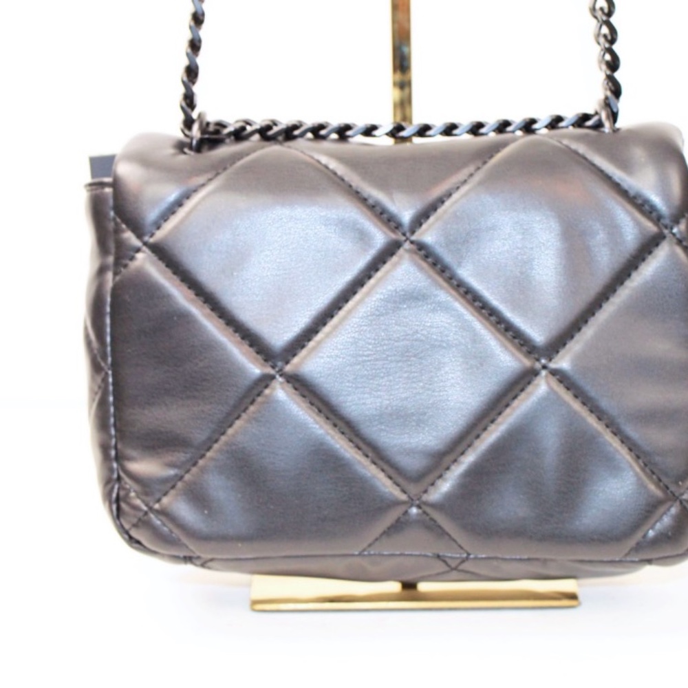 Badgley Mischka Small Quilted Studded Bag - Picture 4 of 10
